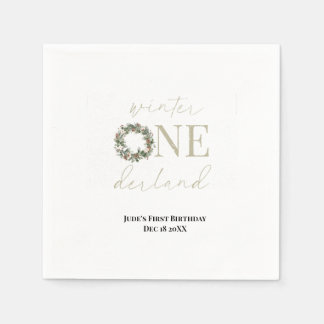 ASPEN Winter ONEderland Papper Napkins Pappersservett