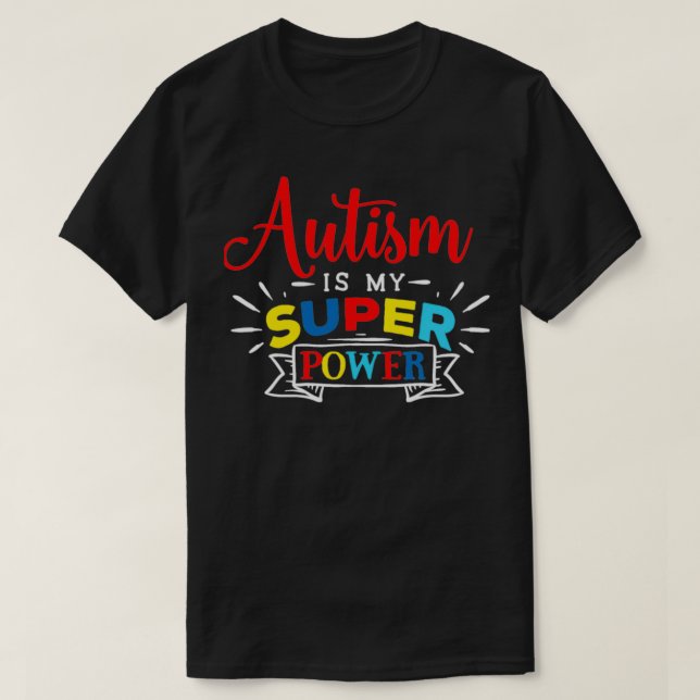 Asperger Awareness ADHD Trisomy Gift T Shirt (Design framsida)