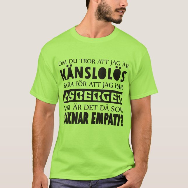 Asperger - empati tee (Framsida)