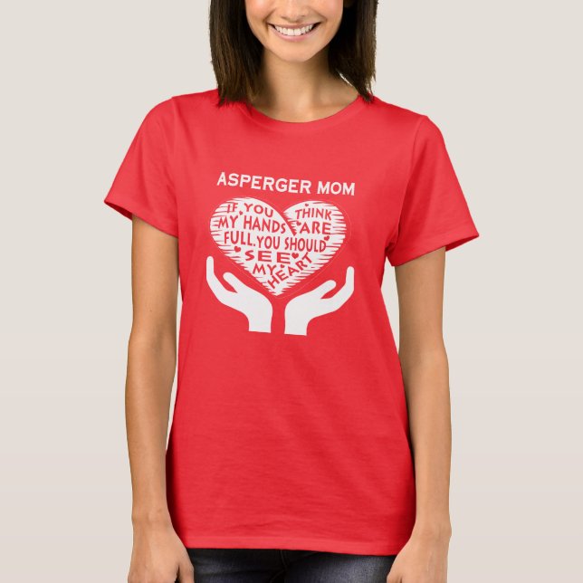 Asperger mamma tee (Framsida)