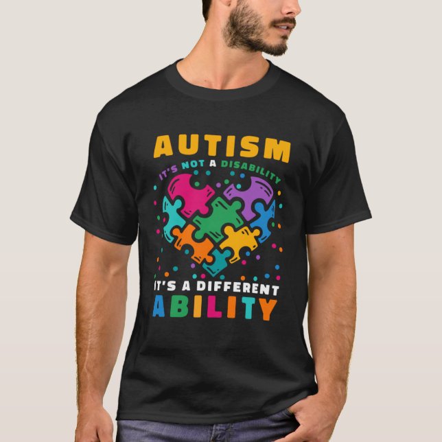 Asperger Syndrome Awareness for Mom Dad Aunt with  T Shirt (Framsida)