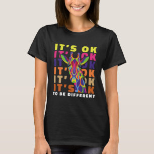Asperger Syndrome OK FÖR ATT VARA ANNAN Autism Cr T Shirt