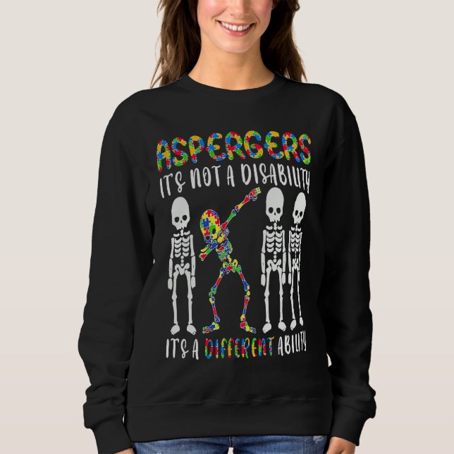 Aspergers is not a disability it's a different abi t shirt (Framsida)