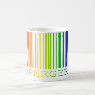 Aspergers kodifierar kaffemugg