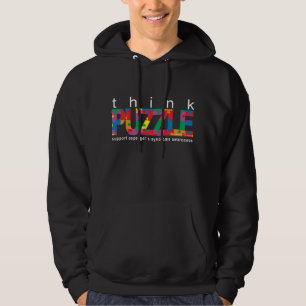 Aspergers PUSSEL för syndromtänka Sweatshirt Med Luva
