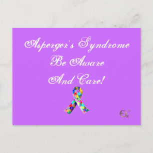 Aspergers syndrom var Medveten och försiktig! Vykort