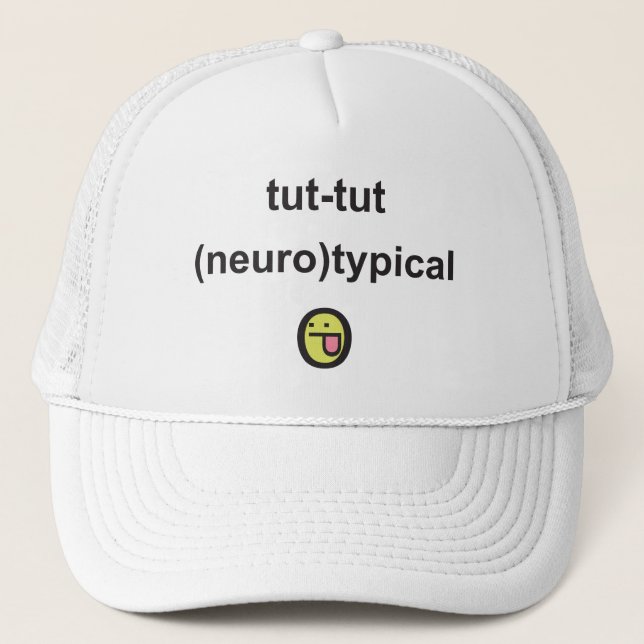 Aspergers Syndrome Awareness cap neuro-typisk Truckerkeps (Framsida)