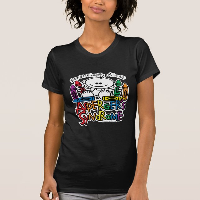 Aspergers syndromkritor t shirt (Framsida)