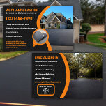 Asphalt Driveway Sealing Company Flygblad<br><div class="desc">Designad för ägare,  chef eller anställd till det företag som äger,  förvaltar eller anställer asfaltförslutningen. All text och bilder är 100 % anpassade. Produkten är ett underbart sätt att främja och generera försäljning. Efter 1 Bizoption (reserverade höger).</div>