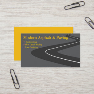 Asphalt & Pave/Driveway Construction Services Visitkort