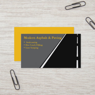 Asphalt & Pave/Driveway Construction Services Visitkort