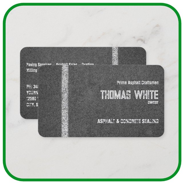 Asphalt Pave Visitkort (Skapare uppladdad)