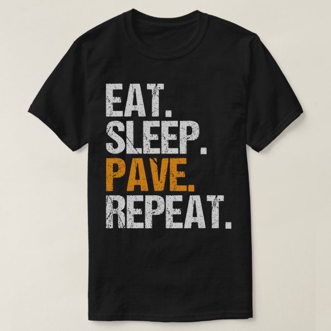 Asphalt Paver-eat-viloläge Asphalt Paking-Maskin O T Shirt (Design framsida)
