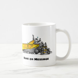 Asphalt Paver Mugg, Construction Mugg, Lastbil Mug Kaffemugg