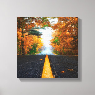 Asphalt Road Canvastryck