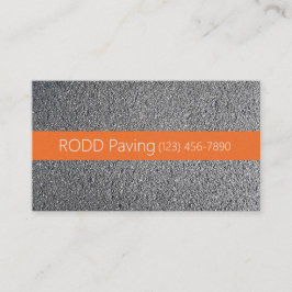 Asphalt, trottoarverksamhet, byggverksamhet, vägar visitkort