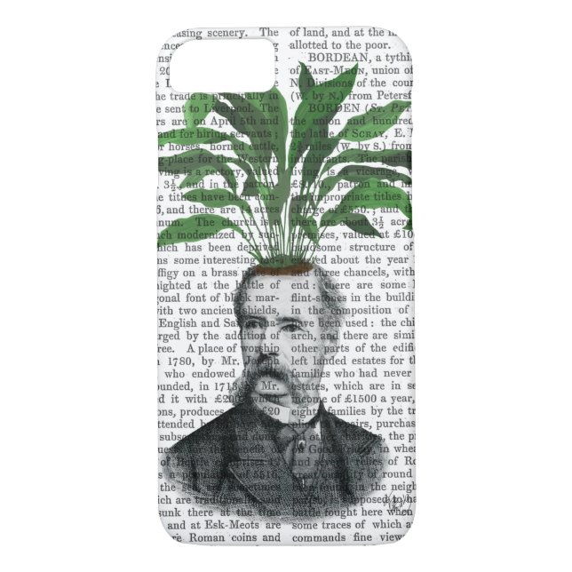 Aspidistra Head Plant Head Case-Mate iPhone Skal (Baksida)