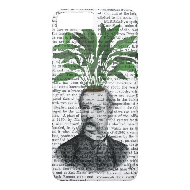 Aspidistra Head Plant Head Case-Mate iPhone Skal (Baksida)