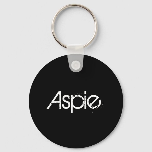 Aspie Keychain för människor med Aspergers Nyckelring (Framsida)