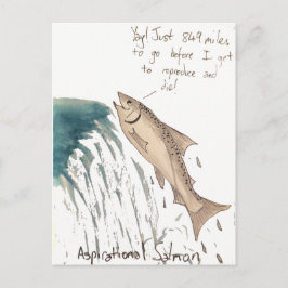 Aspirational Salmon vykort