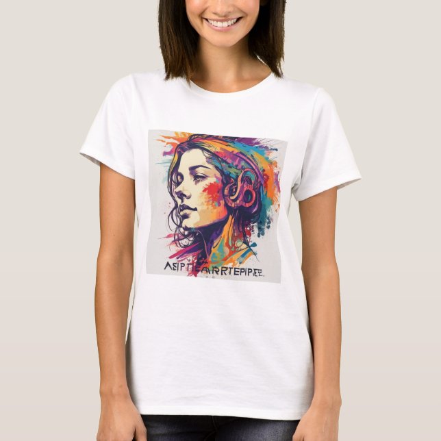 Aspire Achieve Inspire T Shirt (Framsida)