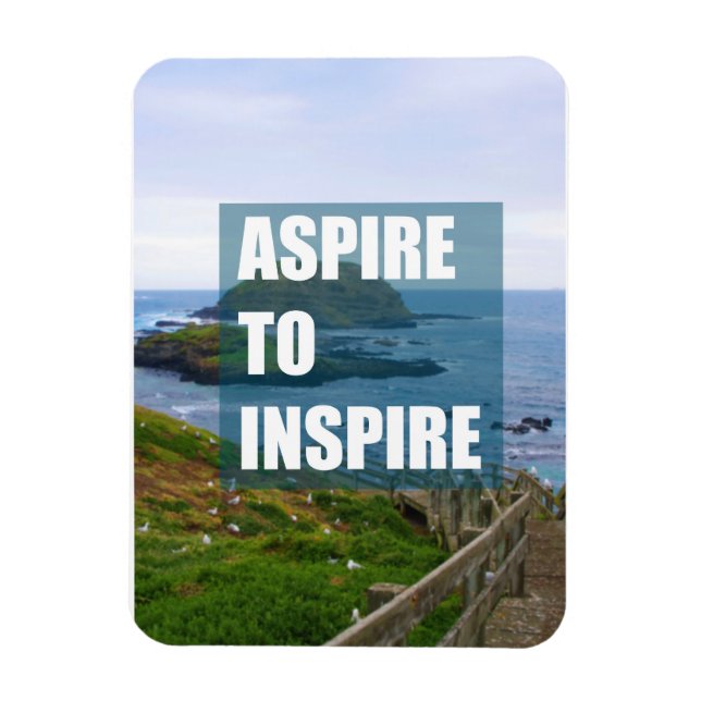 Aspire att inspirera magnet (Vertikal)