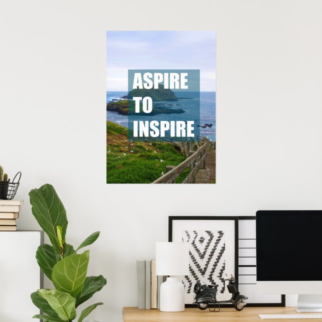 Aspire att inspirera poster (Hemmakontoret)