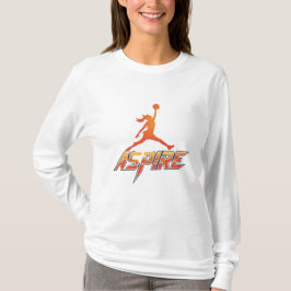 Aspire Basketball Logotyp Design | Inspirational F T Shirt