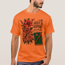 Aspire-design med blommor t shirt