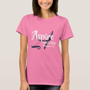 ASPIRE HIGHER Inspire Monogram Christian ROSA T Shirt