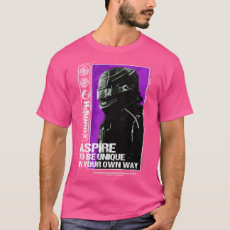 Aspire Motivering F1-drivrutinsdesign T Shirt