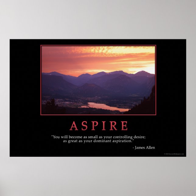 Aspire Poster (Framsidan)