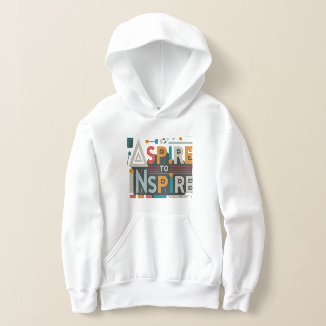 Aspire till Inspire boys Hoodies & Sweatshirtss T Shirt (Laydown)