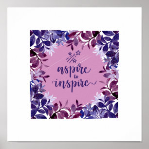 Aspire till Inspire Poster