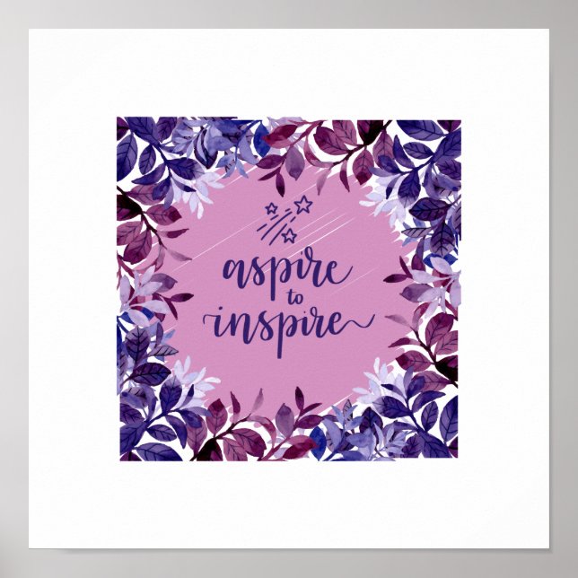 Aspire till Inspire Poster (Framsidan)