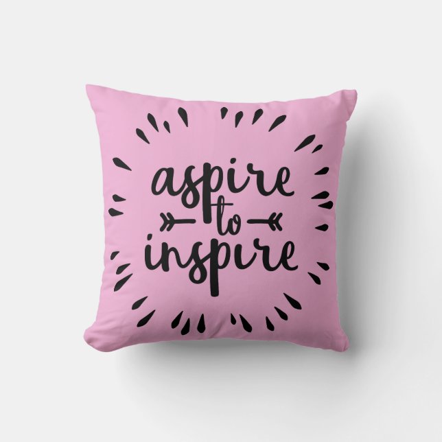 Aspire to Inspire Pillow Kudde (Framsida)