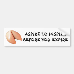 Aspirera för att inspirera, för du förfaller bildekal
