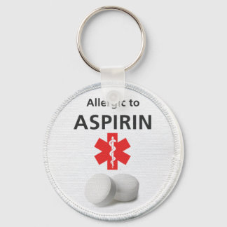 Aspirin Allergy Nyckelring