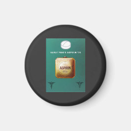Aspirin Tin i tidigt 1900 Magnet