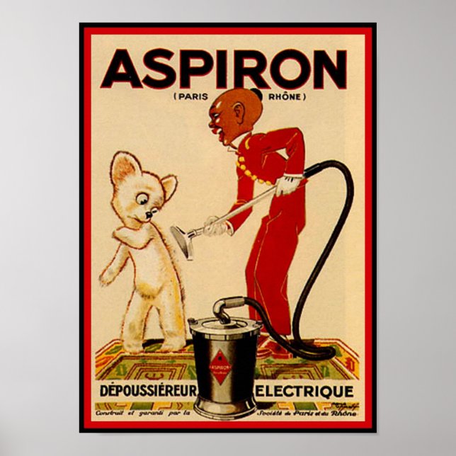Aspiron Paris Nalle Ad Poster (Framsidan)