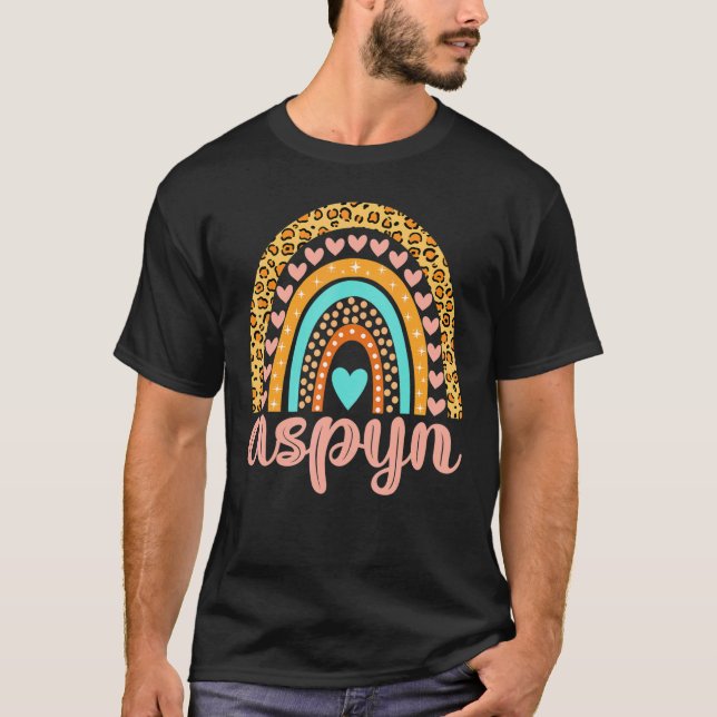 Aspyn Aspyn Namn Birthday T Shirt (Framsida)