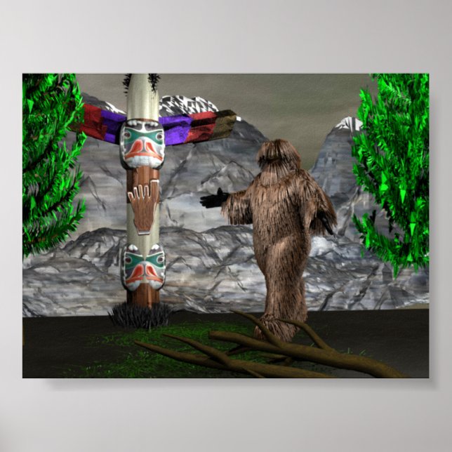 asquatchaffisch poster (Framsidan)