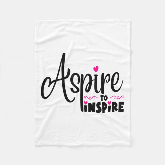 Asre To Insre Sitive Motivational Gift Tee  Fleecefilt (Framsidan)
