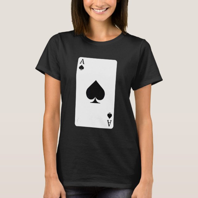 Ass för uppspelningskort t shirt (Framsida)