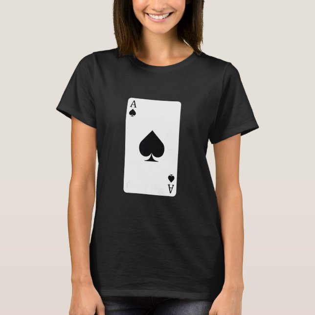 Ass för uppspelningskort t shirt (Framsida)
