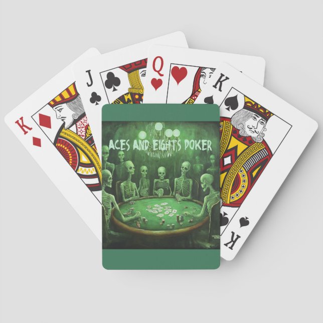 Äss och åttor Poker Casinokort (Baksidan)