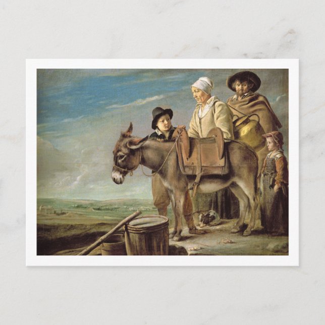 Ass (olja på canvas) vykort (Framsida)