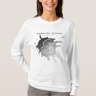 Assalamu 'alaikum - arabiskacalligraphykonst t shirt