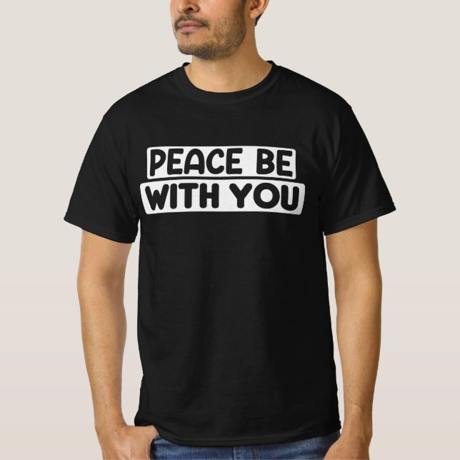 Assalamu Alaikum warahmatullah Peace Be med dig T Shirt (Framsida)