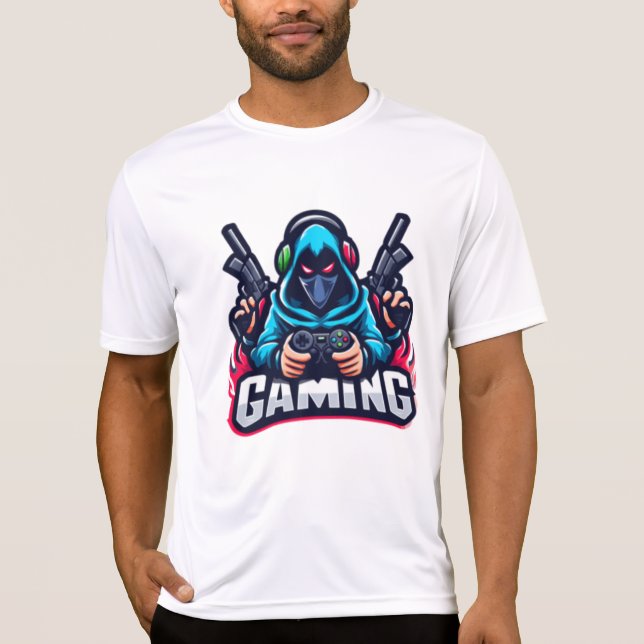 🔥 Assassin Huva Gamer Streetwear Tee - Freefit Na (Framsida)